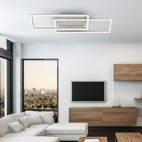BRILO LED prigu&amp;scaron;iva stropna svetiljka LED/30W/230V 3000K matni hrom Slike
