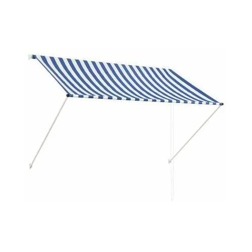 Tenda Zložljiva tenda 200x150 cm modra in bela, (20609759)