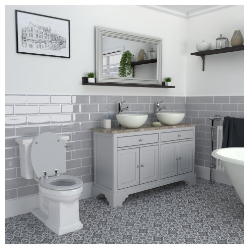 Bemis Sporospu&amp;scaron;tajuća WC daska Cottage CL grey Slike