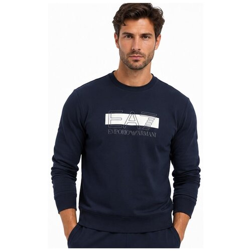 Ea7 Emporio Armani Puloverji 7M002425AF10377 Modra Slike