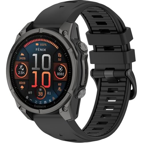 INF Pašček za uro Garmin Fenix 8 43 MM - 20 MM Black, (21558064) Cene