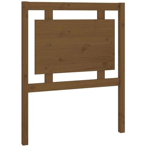  Uzglavlje za krevet boja meda 80 5x4x100 cm od masivne borovine Slike