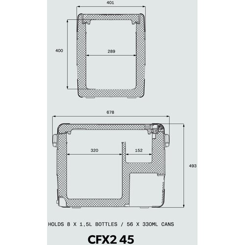 Dometic CFX2 45 Kompresorska hladilna skrinja 97000150817 Slike