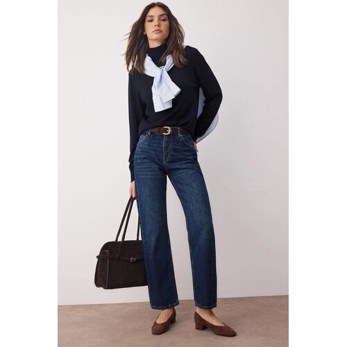 TRENDYOLMILLA ženski pantalone model Twoaw26Je00063, tamnoplava Slike