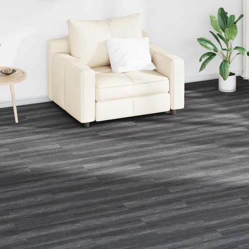  Podne daske 18 pcs Crna i bijela 2,51 m&amp;sup2; PVC Slike