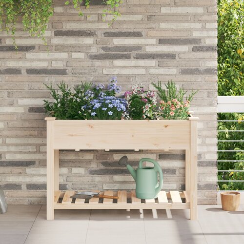 vidaXL Saksije i saksije Prirodno drvo Masivna borovina 115 x 59 x 76.5 cm Cijene