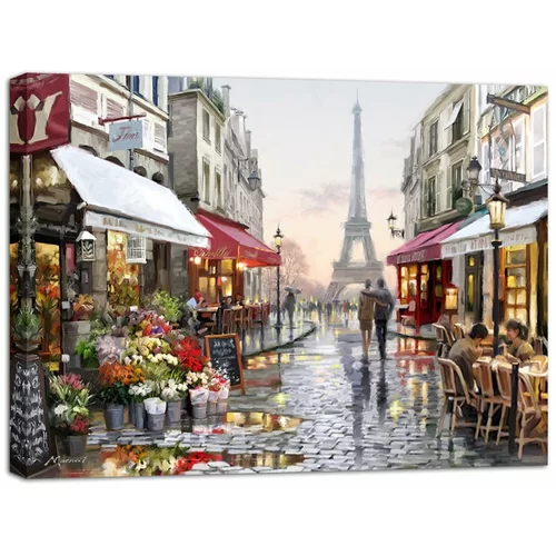 Styler Slika Canvas Akvarel Pariz I, 85 x 113 cm
