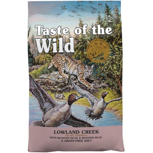 Taste Of The Wild Lowland Creek Feline - Varčno pakiranje: 2 x 6,6 kg Cijene