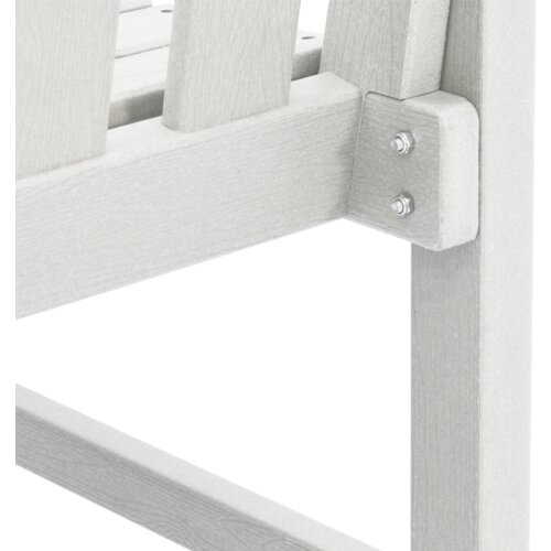 VidaXL vrtne stolice 4 kom Bijele 65,5x55,5x88 cm HDPE Slike