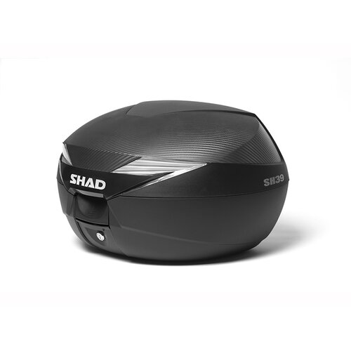 Shad SH39 Kofer za motor, Gornji, Karbon, Crni Slike