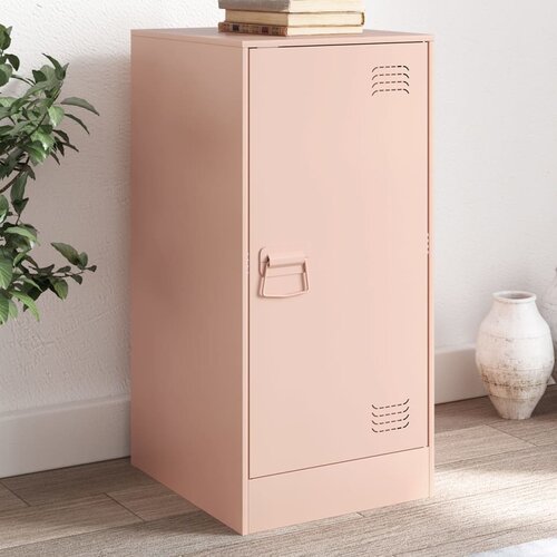 VidaXL Komoda roza 34,5x39x73 cm jeklo Slike