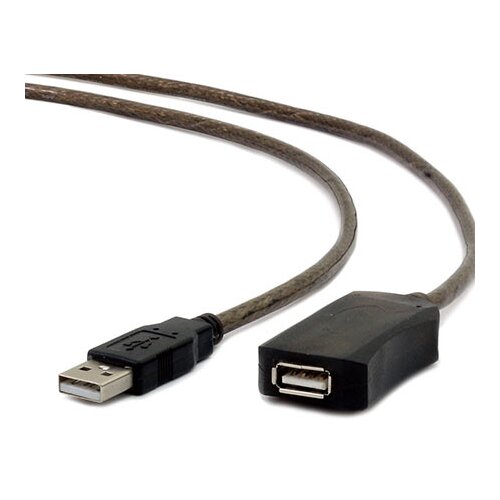 Gembird USB active extension cable 10m, UAE-01-10M, black Slike