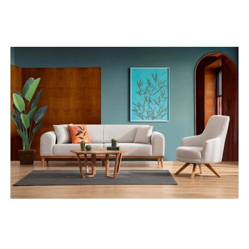 Atelier Del Sofa Fotelja Capri 87x102x72cm Krem Slike