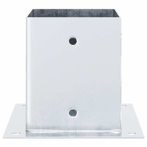  Postolja za stupove kvadratna 12 kom 101x101 mm pocinčani čelik Slike