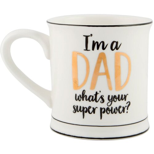 Sass & Belle Porcelanasta skodelica Super Dad, 400 ml Cene