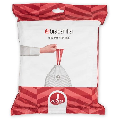 Brabantia PerfectFit vrečke za smeti za Bo Touch Bin - praktično pakiranje - 20-25L (J) - 40 kosov Slike