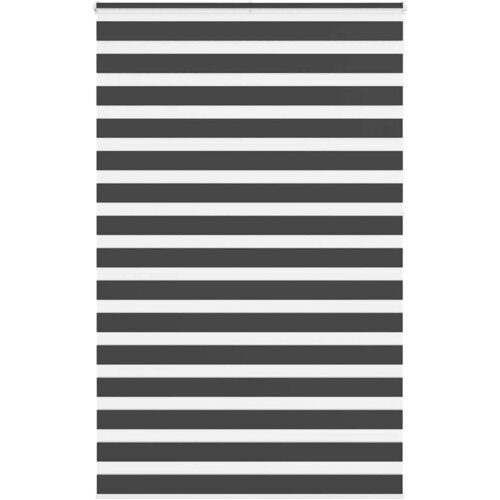 vidaXL Zebra senčilo črne barve 145x230 cm, &scaron;irina blaga 140,9 cm, poliester, (5000298380) Cene