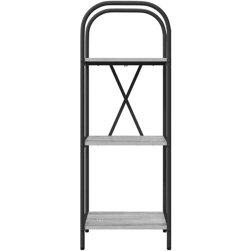 VidaXL Polica Sivi hrast sonoma 40 x 30 x 109 cm Konstruirano drvo Slike
