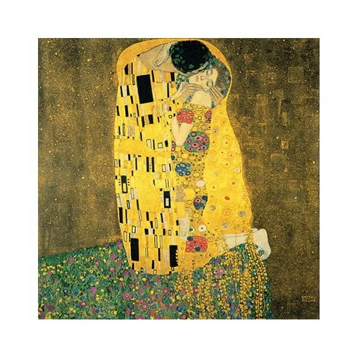 Fedkolor Reprodukcija slike Gustav Klimt - The Kiss, 50 x 50 cm