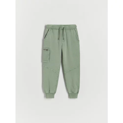 Reserved - Jogger hlače - bljedozeleno
