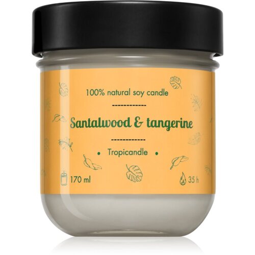 Tropicandle Santalwood & Tangerine mirisna svijeća 170 ml Cene