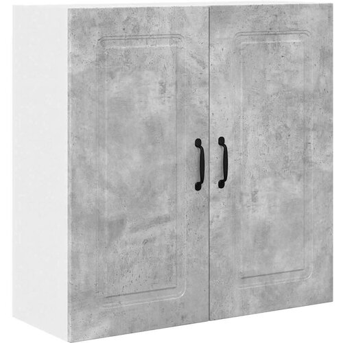 VidaXL zidni kuhinjski ormarić s policom betonski sivi 80 x 31 x 80 cm Slike