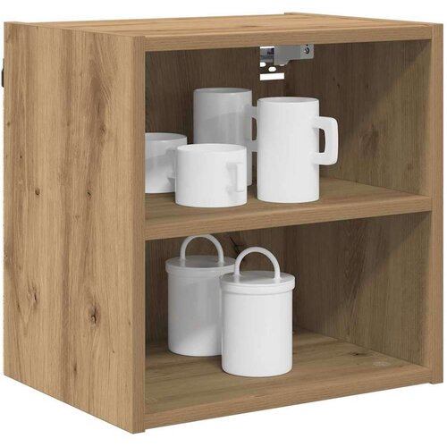 VidaXL viseći ormarić zidne riga umjetnički hrast 40 x 29,5 x 40 cm Slike