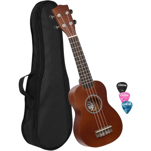 Cascha EH 3953 Soprano ukulele Rjav