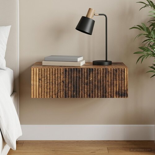 Stolna montirana na zid 59 x 34,5 x 17 cm Konstruirano drvo Slike