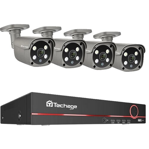 Oem Sistem nadzorne kamere, AI zaznavanje, dvosmerni avdio -8CH 4PCS 5MP KAMERA -1T Vgrajen HDD, (5000137694) Cene