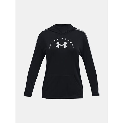 Under Armour Sweatshirt Tech Graphic LS Hoodie-BLK - Girls Slike