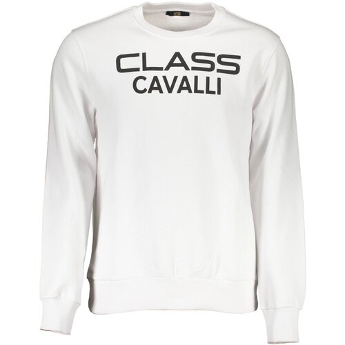 Cavalli Class SWEATSHIRT WITHOUT ZIP MAN WHITE Cene