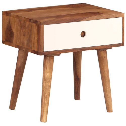 The Living Store Nočna mizica iz trdnega palisandra 45x30x45 cm - Nočna Mizica, (21432345) Slike