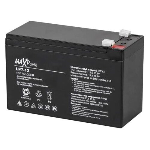 Vipow Gel baterija MAXPOWER 12V 7Ah, (20773013) Slike
