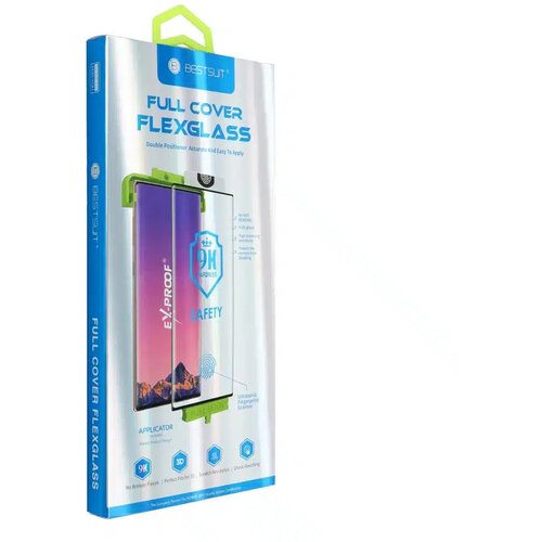 BESTSUIT Flexible 5D Full Glue hibridno steklo za Samsung Galaxy S23FE črno (Hot Bending) - deluje čitalec prstnih odtisov Cene