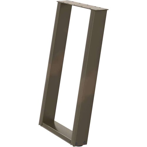 VidaXL Noge za blagovaonski stol U-oblik 2 kom Prirodni čelik 60 x (72-73) cm Čelik Slike