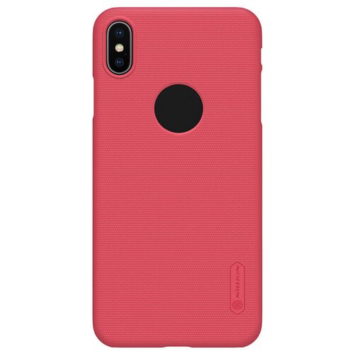 Nillkin Maska za iPhone XS Max Super Frosted Shield crvena (sa otvorom za logo) Cene