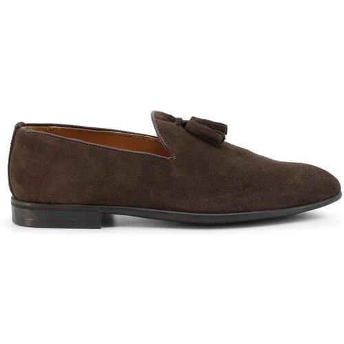Duca di Morrone Slips on Ascanio - Suede Brown Kostanjeva Slike