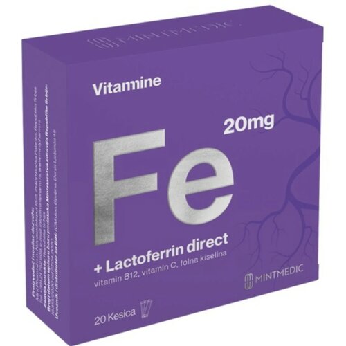 Mint Medic vitamin fe + lactoferin direct 20/1 Slike