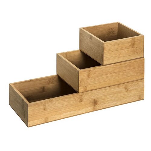 5five Drvena kutija set 3/1 bambus 38x15x20,7cm 151185 Cene