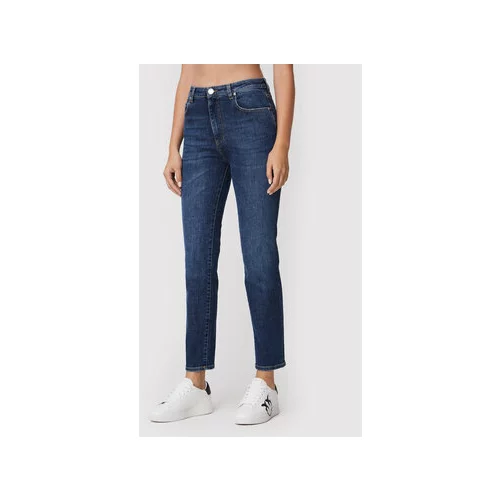 Pinko Jeans hlače Sissy 1J10ZE Y82N Modra Slim Fit
