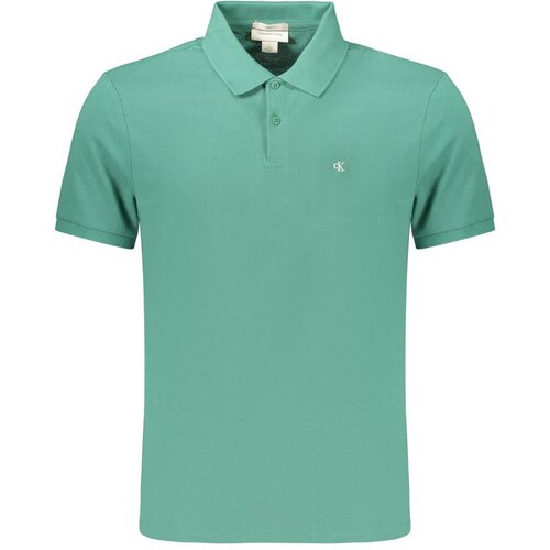 Calvin Klein mu&amp;scaron;ka polo majica kratkih rukava zelena Slike