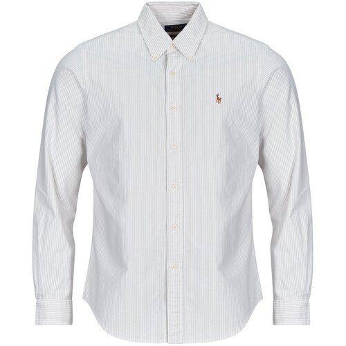 Polo Ralph Lauren Srajce z dolgimi rokavi CHEMISE COUPE DROITE EN OXFORD Bež Slike
