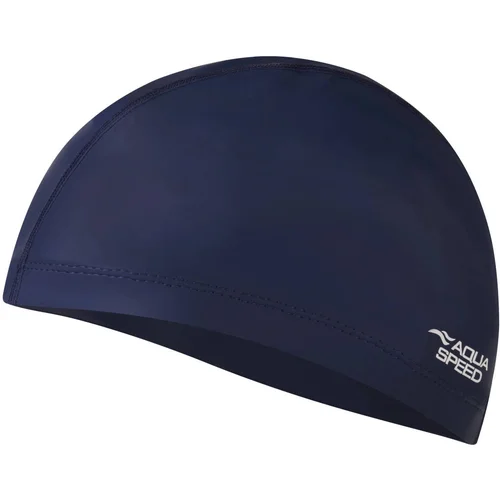 Aqua speed Unisex's Swimming Cap Bono Navy Blue Pattern 10