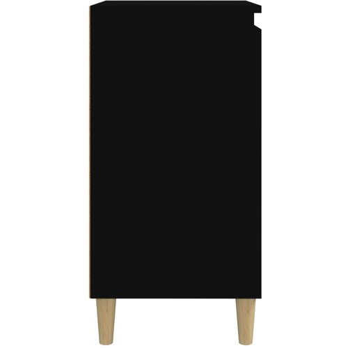  Noćni ormarići 2 kom crni 40 x 35 x 70 cm konstruirano drvo Slike