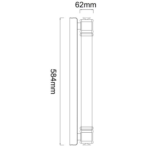 Open Design OR85259- LED Osvetljenje ogledala OMI LED/13W/230V 58 cm IP44 mesing Slike
