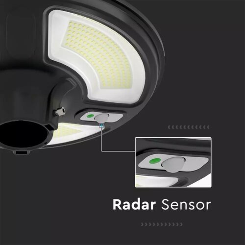  LED solarna ulična lampa sa senzorom LED/7,5W/3,2V IP65 4000K + daljinski upravljač Slike
