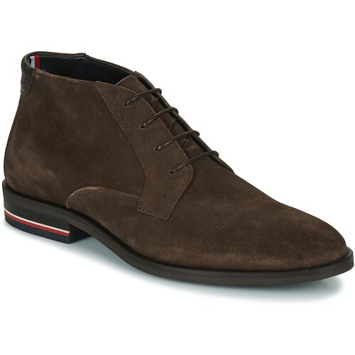 Tommy Hilfiger Signature Hilfiger Suede Boot Smeđa Slike