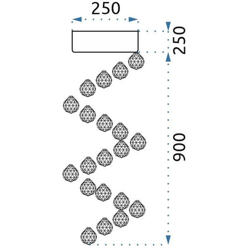 Toolight kristalna svjetiljka App779-3c Slike