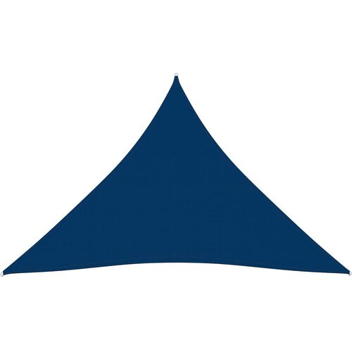 VidaXL jedro protiv sunca od tkanine Oxford trokutasto 5x6x6 m plavo Slike